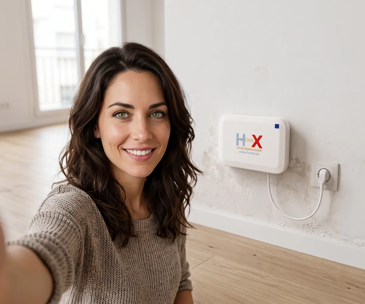 Interior de vivienda con diagnóstico de humedades